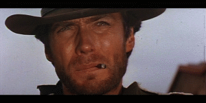 Clint Eastwood photo for Guns of Uberti, Shooting USA